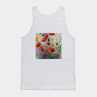 red poppies Tank Top